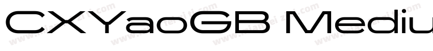 CXYaoGB Medium U Medium字体转换